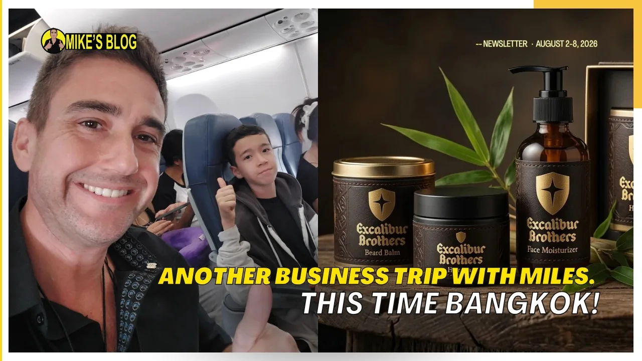 Newsletter: Another business trip with Miles, this time Bangkok