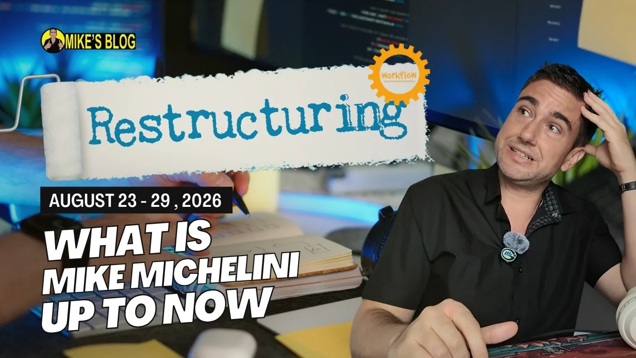What Is Mike Michelini Up To Now — August 23–29, 2026
