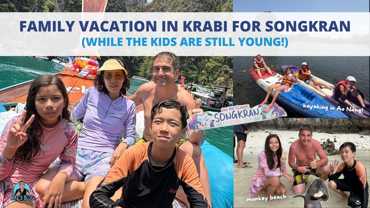 Family Vacation in Krabi for Songkran (While the Kids Are Still Young!)