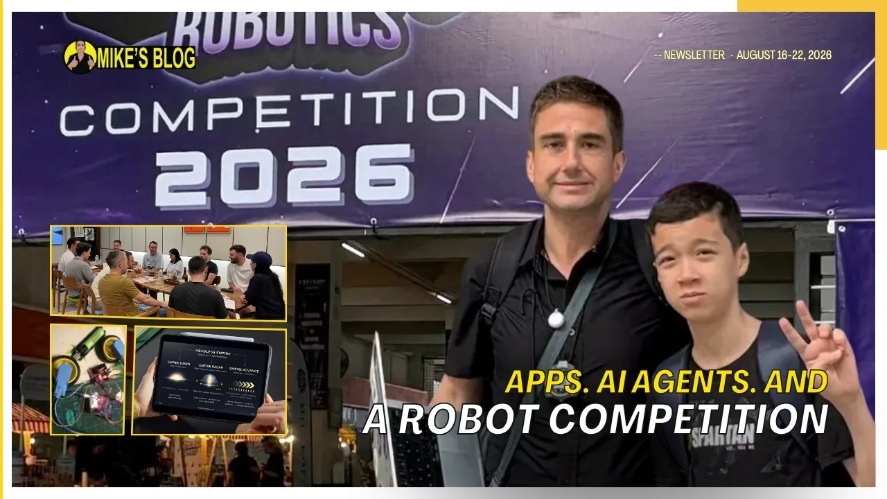 Newsletter: Apps, AI agents, and a robot competition